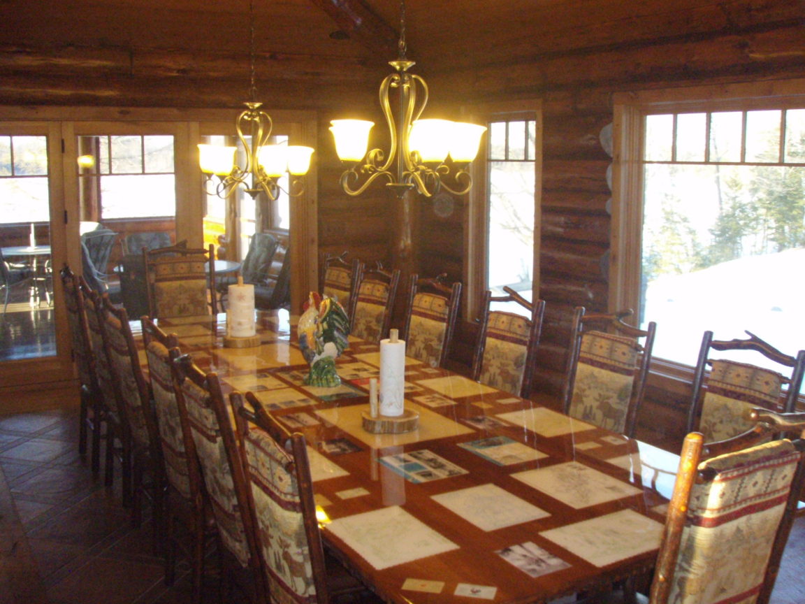 Tables and Chairs Dressy Log Furniture Hayward Wisconsin